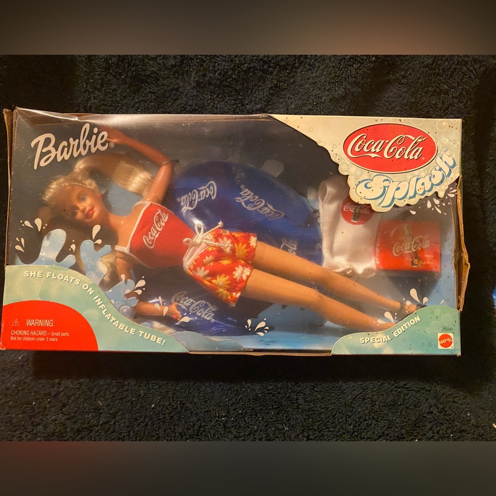 Vintage Coca Cola Splash Barbie Special Edition